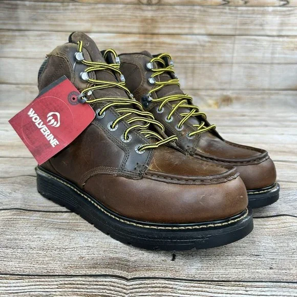 Wolverine Hellcat 6” Boots Men Size 11 M Ultraspring Moc Toe Work WP Boots - NEW